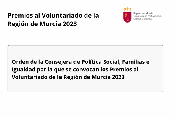 Premios al Voluntariado de la Región de Murcia